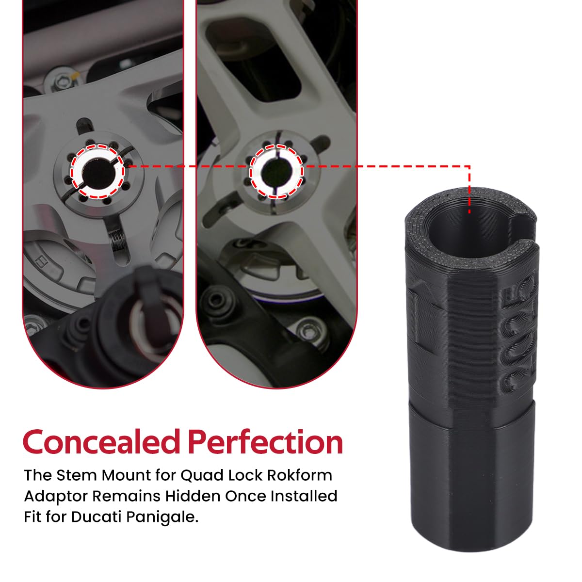 Amazon.com: Stem Mount Adaptor for Quad Lock Rokform Effortlessly