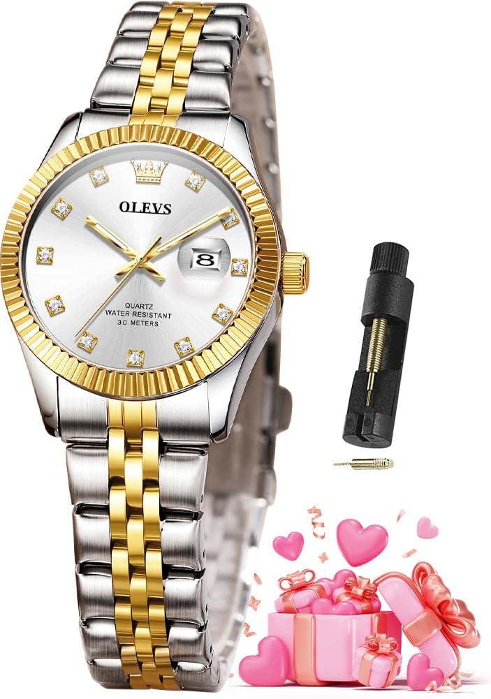 OLEVS Women's Quartz Watch Waterproof Fashion Dress Wrist Watch for Women