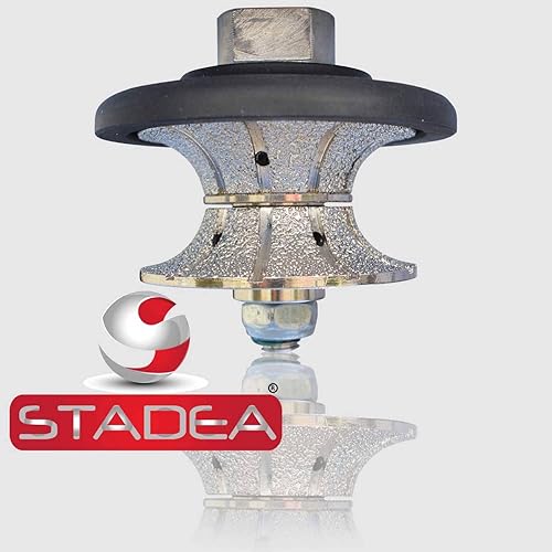 Miniatura 2 de STADEA Rueda de perfil de diamante, rueda de molienda de perfil completo, 0.787in, 34 pulgadas de alto para amoladora, azulejos, granito, mármol,