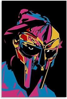 CELENATURE MF Doom (2) Canvas Poster Wall Art Decor Print Picture Paintings for Living Room Bedroom Decoration Unframe-style 12x18inch(30x45cm)