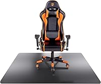 Vista 11 de SALLOUS Tapete para silla para suelo duro, 63" x 51" tapete para silla de oficina para suelo de madera dura, protector de suelo duro multiusos