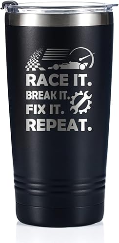 Onebttl Taza de café de viaje de 20.0 fl oz20 onzas, para amantes de las carreras de coches, corredores, entusiastas de los coches de carreras, con