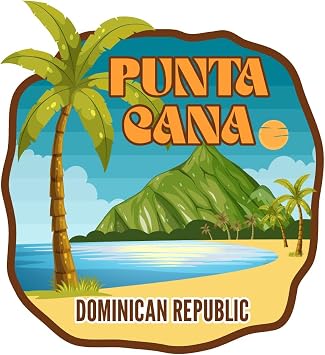 Dominican Republic Stickers Various Punta Cana