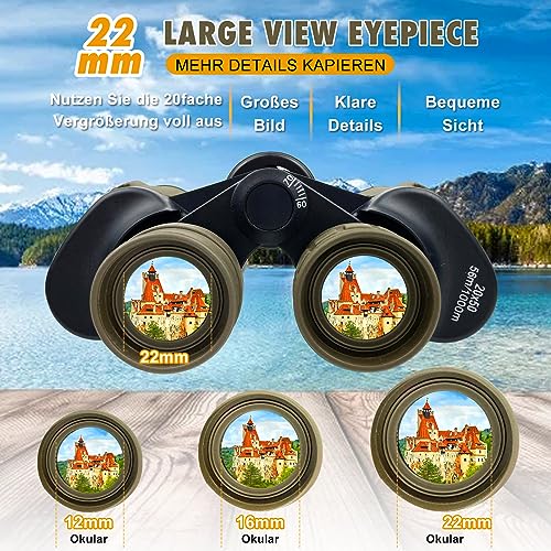 Binocolo Professionale 20x50, binocolo con