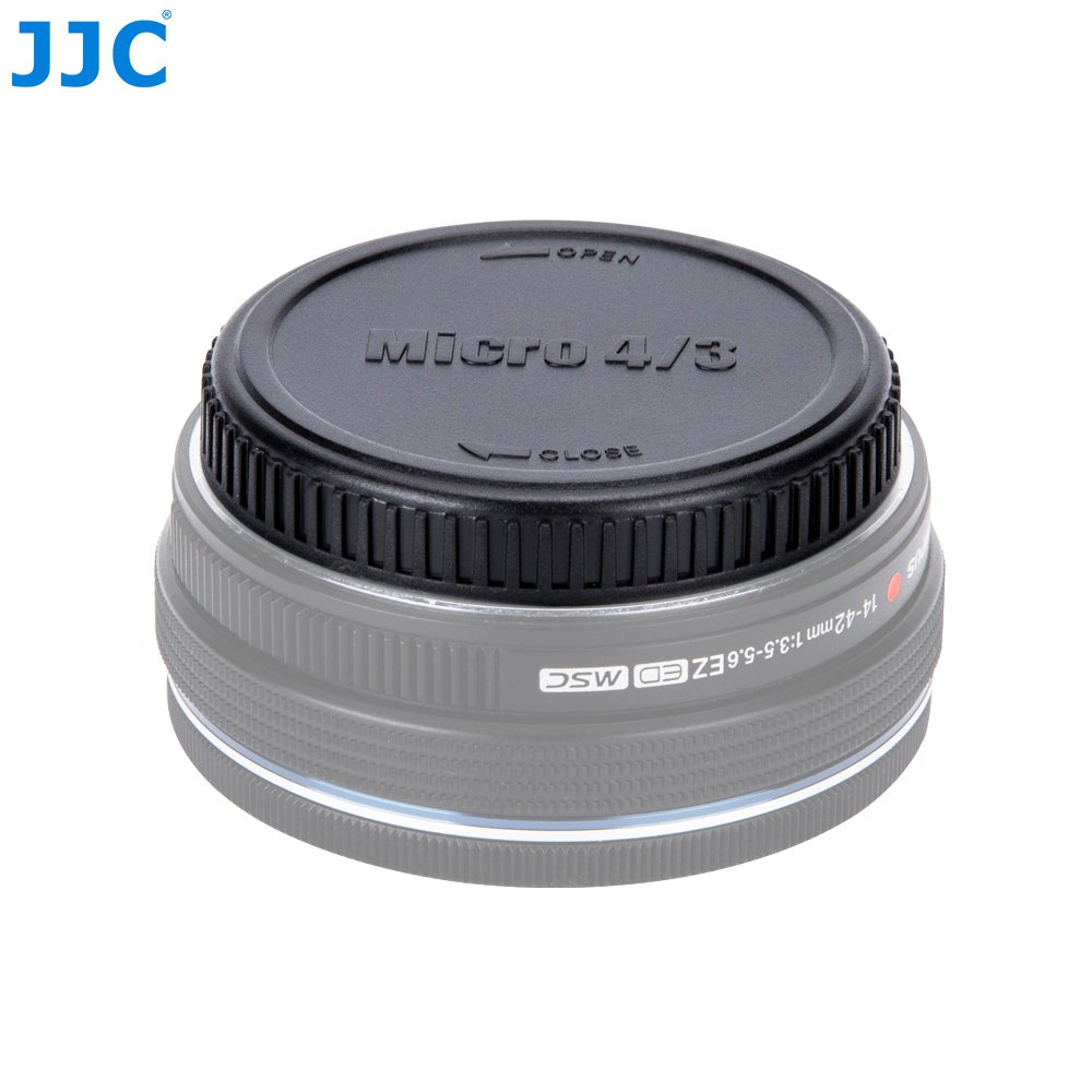 JJC Lens Posteriore Cap + Tappo Corpo per Fotocamere Oympus/Panasonic e Obiettivo Micro Four Thirds (M4/3) Montate (1 Set)