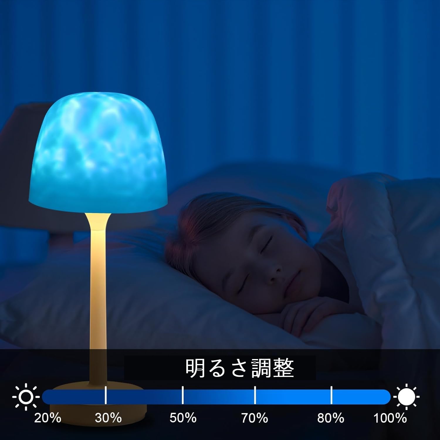 Amazon.co.jp : ナイトライト オーロラランプ USB充電 3600mAh 海