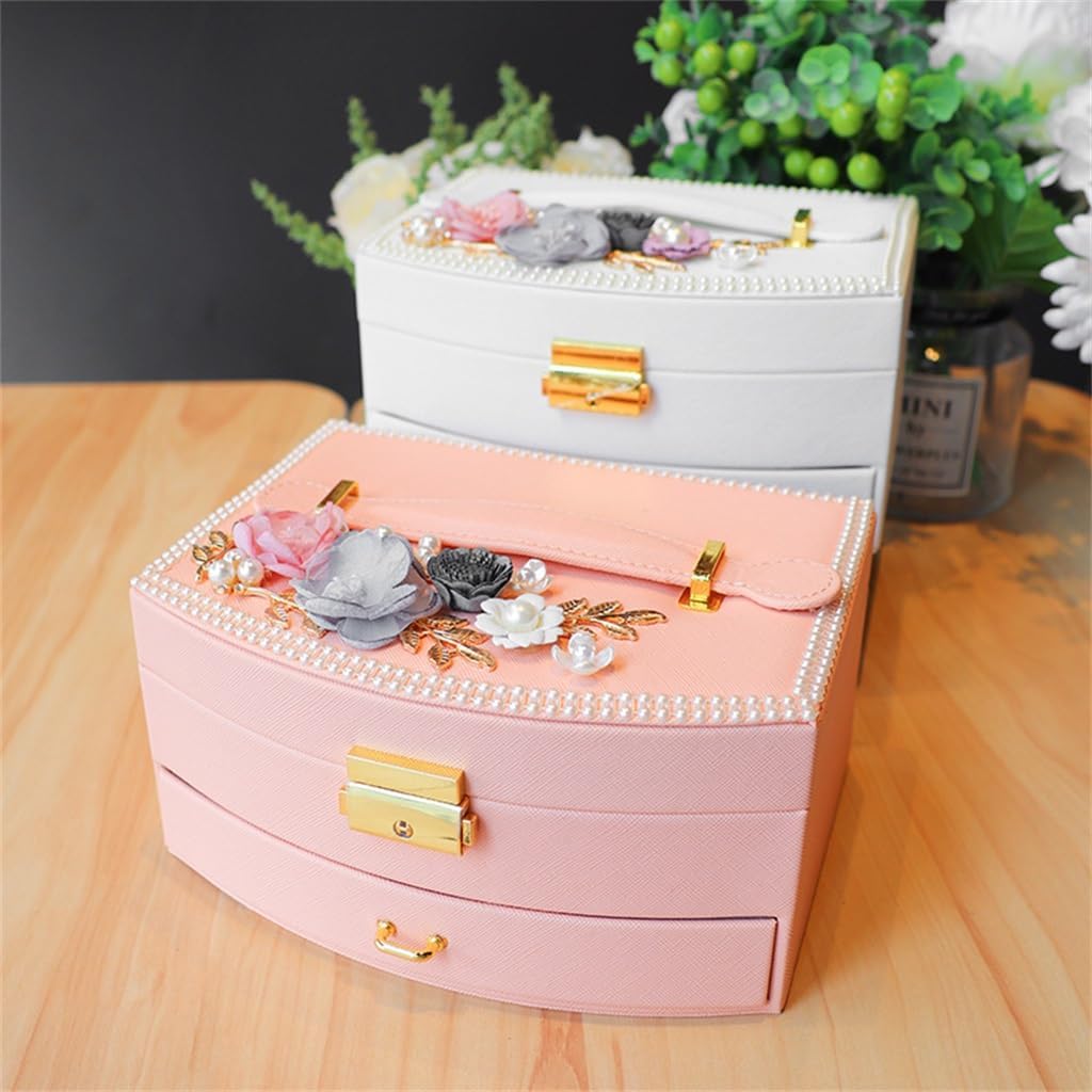 Multi-drawer Jewelry Box Hairpin Earrings Multi-functional Storage(Onecolor)