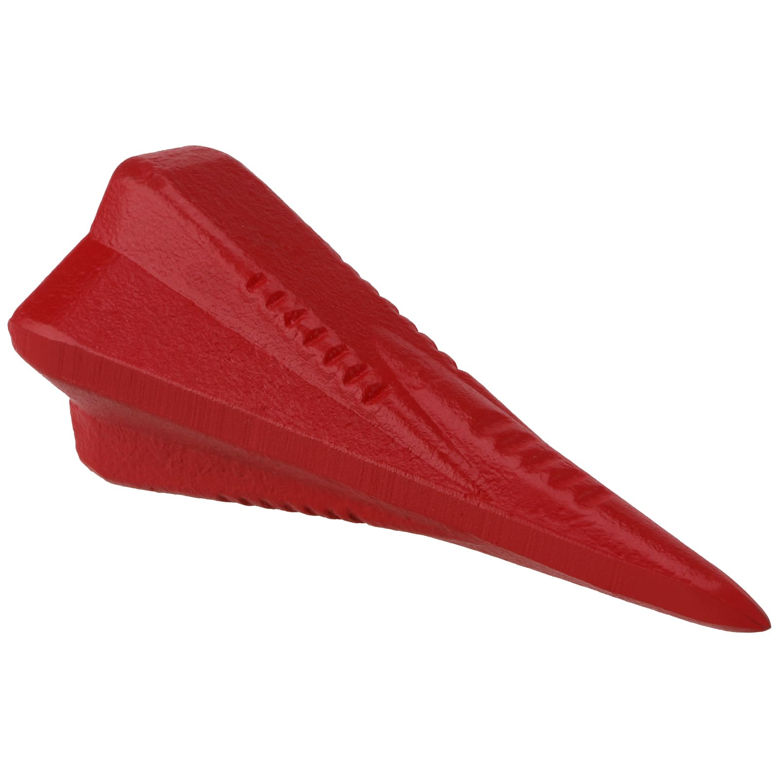 Lot de 2 cales à fendre de bois diamantées de 2 tailles, 1,6 kg, 2,3 kg, 4 directions en acier, cale à 4 voies pour fendre le bois, rouge