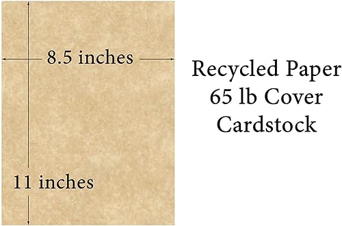 Miniatura 2 de Astroparche Pergamino Envejecido 65 lb. Cubierta. Tamaño 8.5 x 11 (100)
