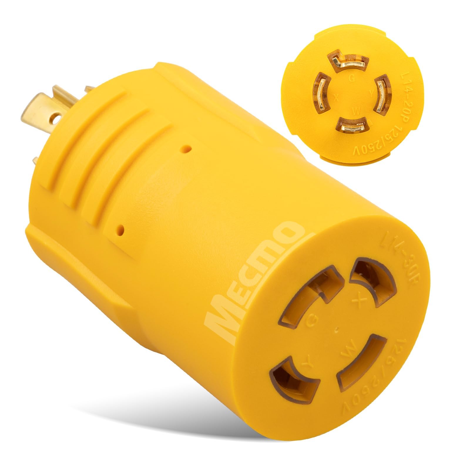まみー30 Amazon.com: MECMO 20Amp to 30Amp Generator Adapter NEMA L14-20P to