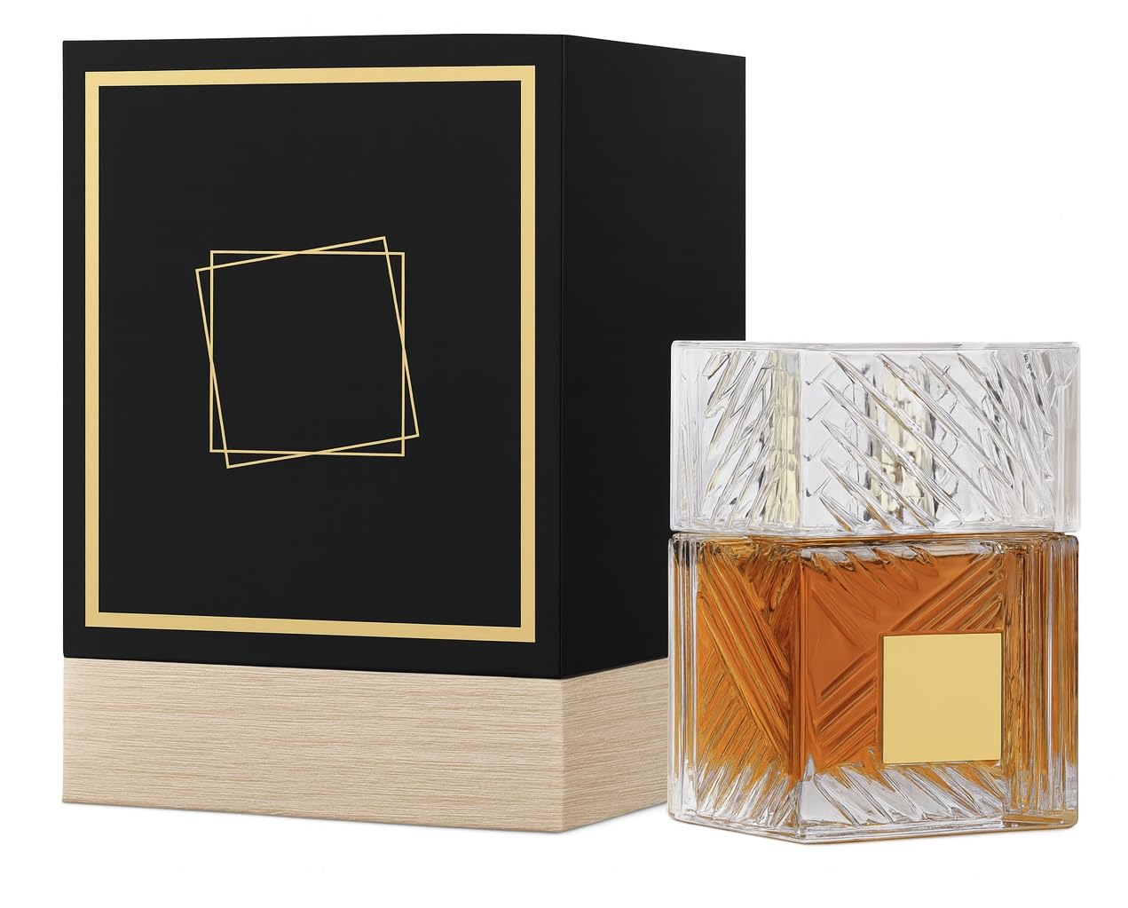 Black Eau De Parfum 100ml Perfume Unisex Dubai UAE Oud Vanilla, Cinnamon, Amber Wood, Bergamot, Sweet Spicy, Woody - Novaease Perfumes - Luxury Arabian Fragrance