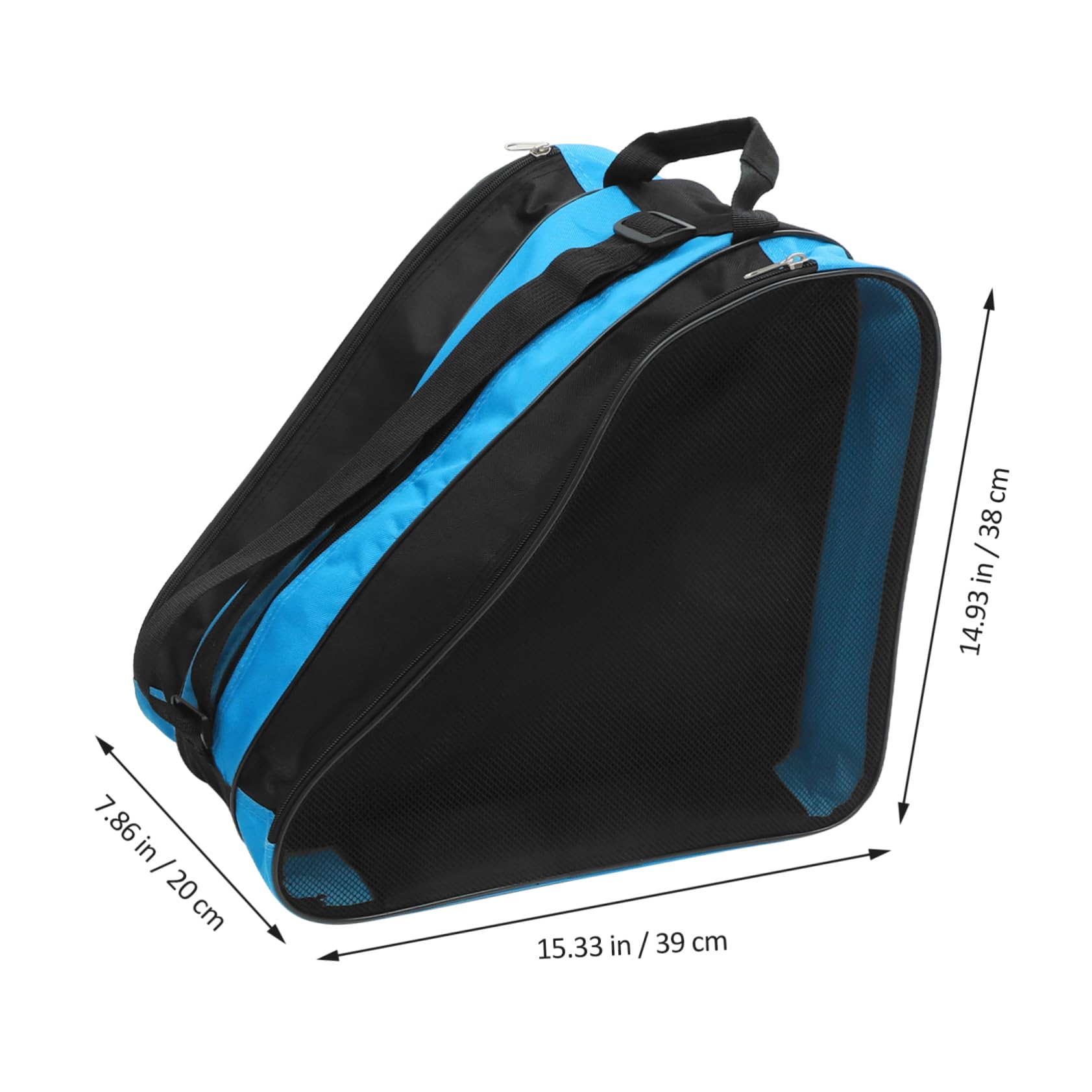 Bolsa para Patines de Oxford 2 Piezas, Negra, para Patines