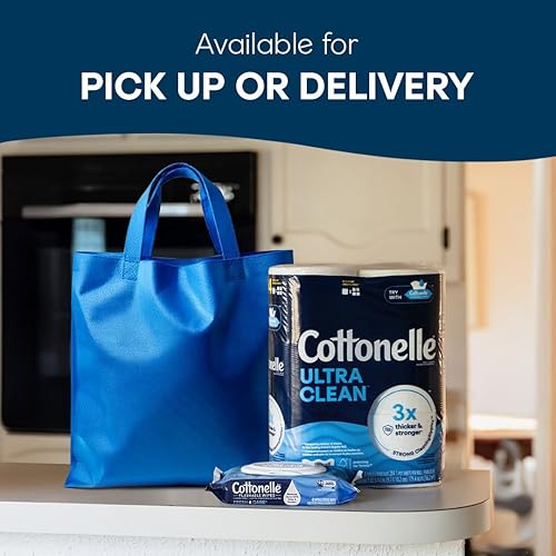 Miniatura 8 de Cottonelle Papel higiénico ultra limpio con textura de limpieza activa, 32 megarrollos familiares (32 megarrollos familiares  176 rollos regulares)
