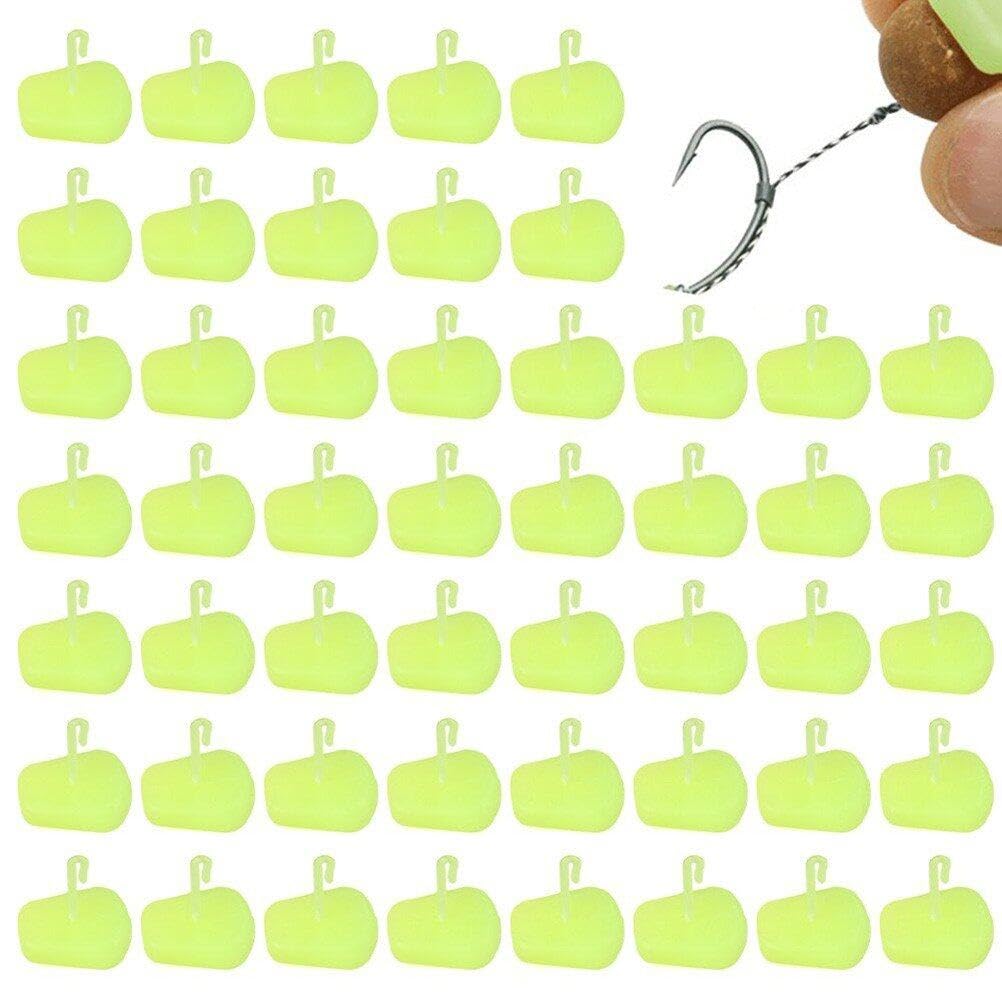 Wudaizhi Green Simulation Fake Soft Baits 50Pcs Corn Carp Bait Artificial Fake Corn Fishing Lure Carp Baits Up Boilies Lure Hair Rig
