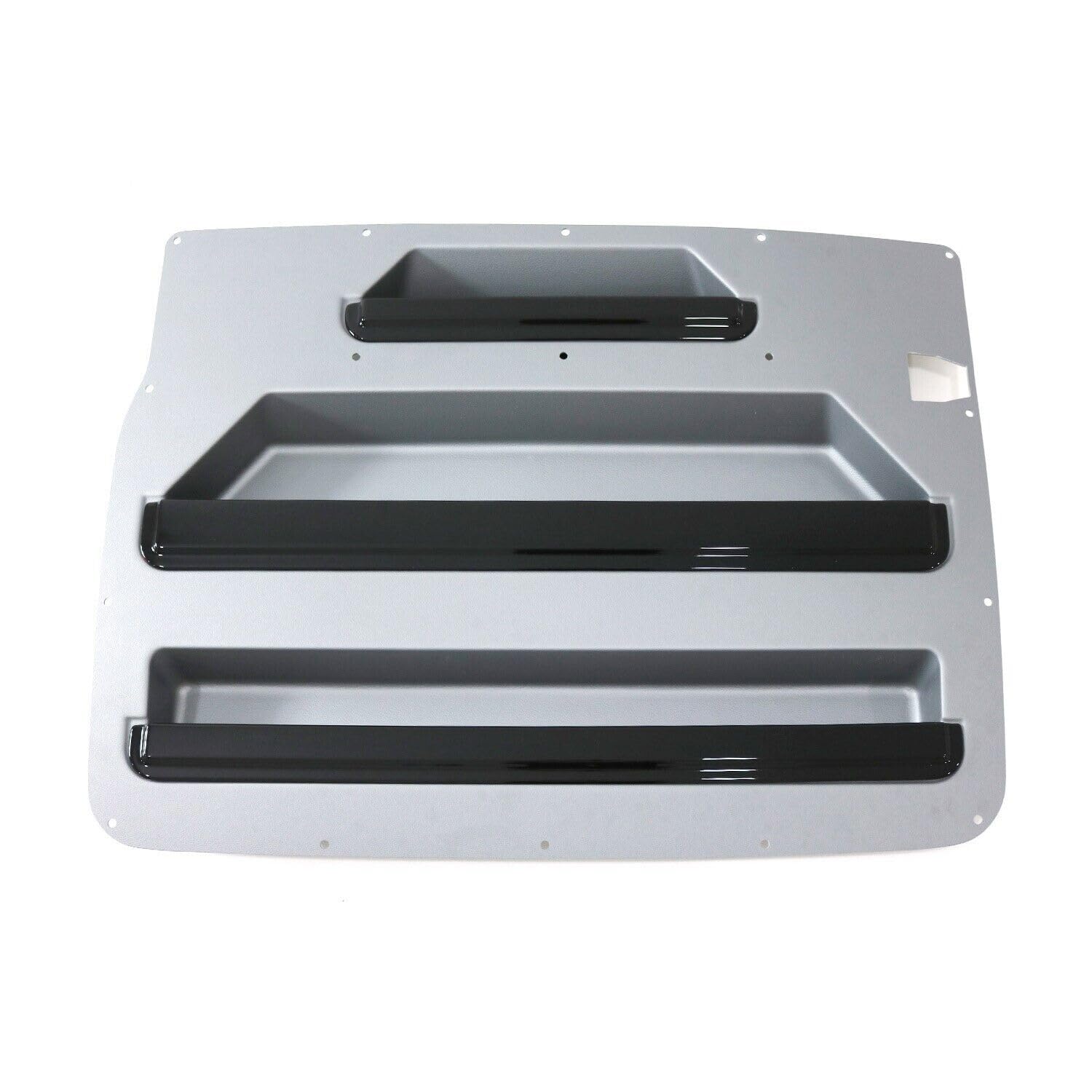 OMAC Rangement de Porte Gauche de Fourgonette Compatible avec VW Transporter T5 T6 VAN 2003 à 2022, Organiseur de Coffre Camionnette en ABS Gris