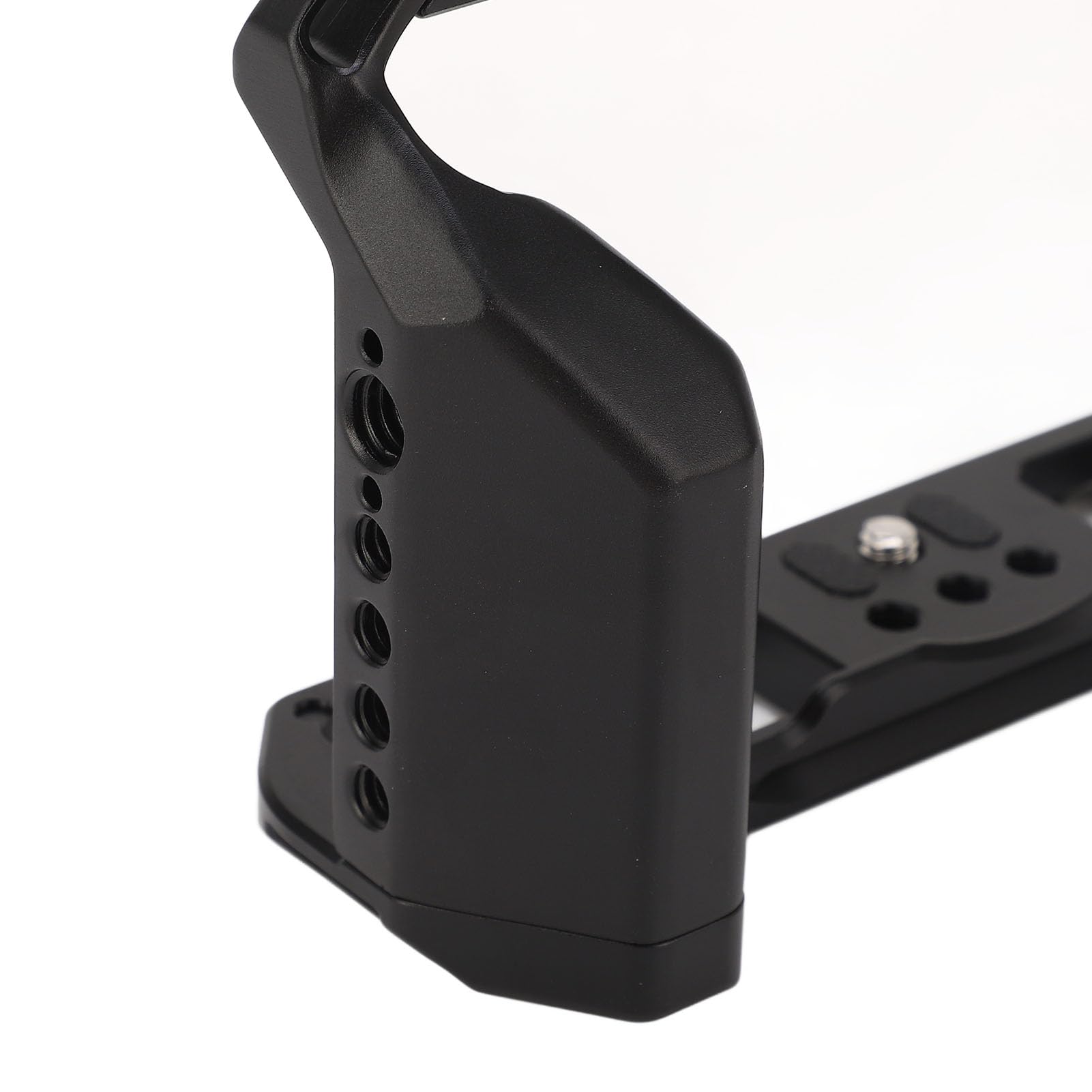 Stabilizzatore Video con Gabbia per Rig, Gabbia per Fotocamera Portatile in Lega di Alluminio con Fori Filettati 1/4 3/8 per le Riprese