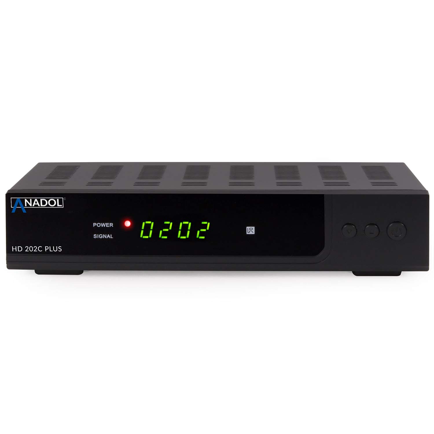 Anadol HD 202c Plus Digital Kabel Receiver für Kabelfernsehen mit PVR Aufnahmefunktion & Timeshift, AAC-LC Audio, Umstieg Analog auf Digital - für TV, DVBC, DVB-C, HDMI, SCART + HDMI Kabel