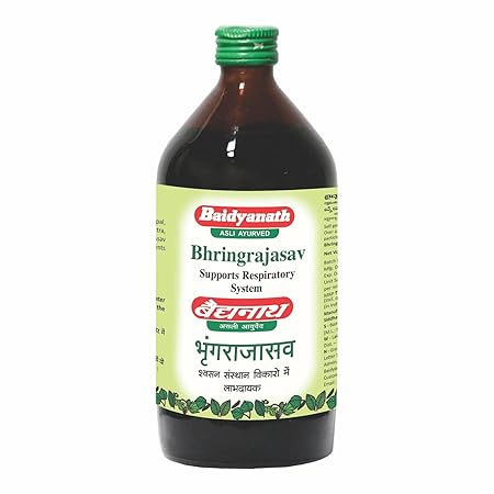 Baidyanath Bhringrajasava - 450 ml syrup|Useful in general weakness| Help to purify the blood