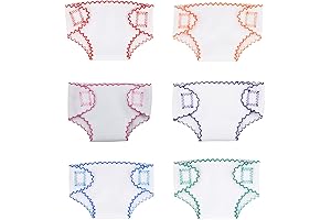 Toyvian 6pcs Doll Diapers: The Cutest Way to Keep Your Doll's Diapers Organized