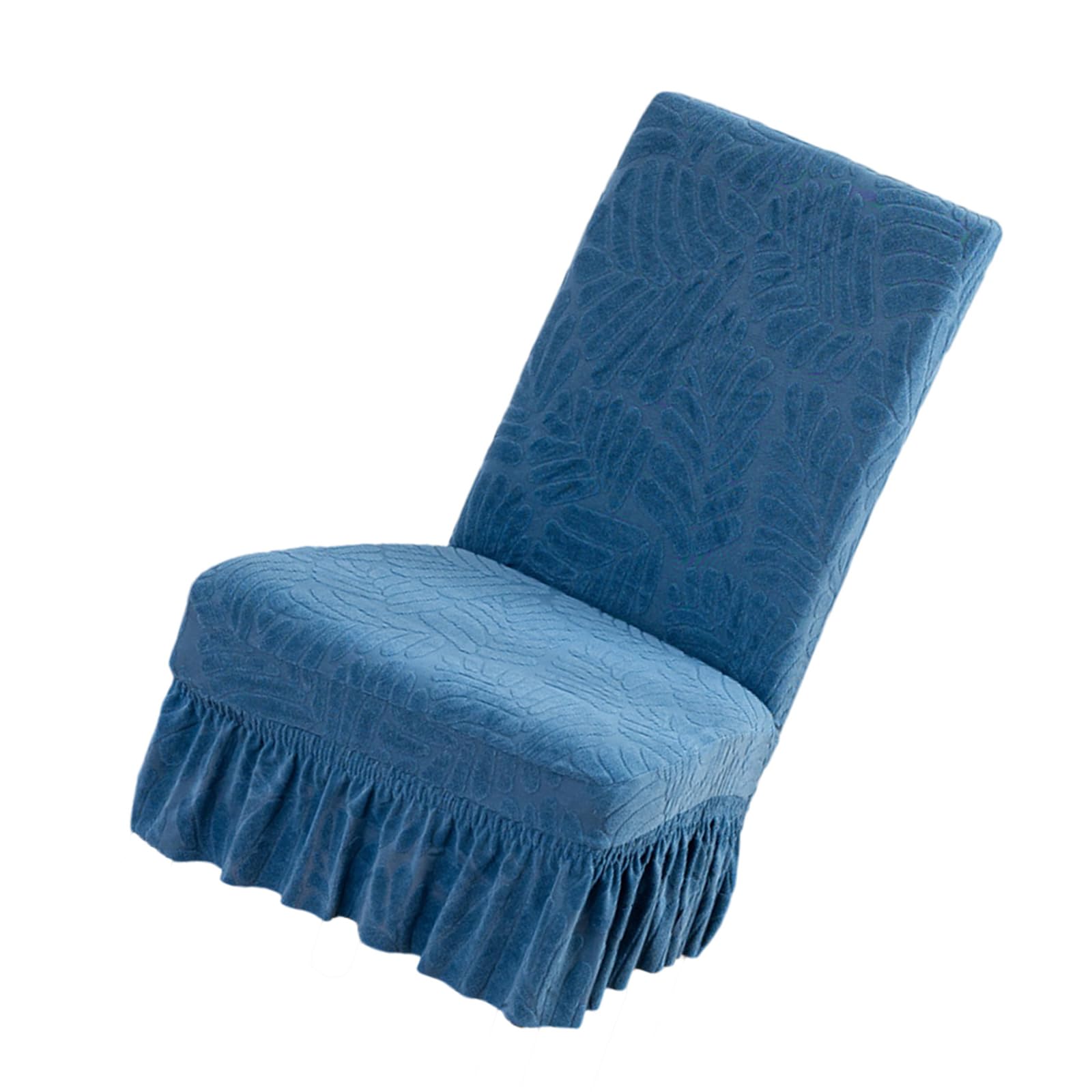 Tsophreniq Elastics Waterproofs Dining Chair Cover Stretch to Most Chairs Spill Resistant Jacquards Fleece Slipcovers for Hotel Use Waterproofs Seat Cover