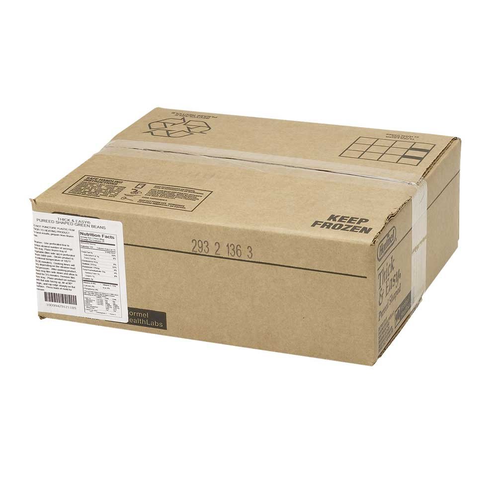 HormelHealthlabs Thick & Easy Shaped Pureed Green Beans - 3.2 package, 24 packages per case