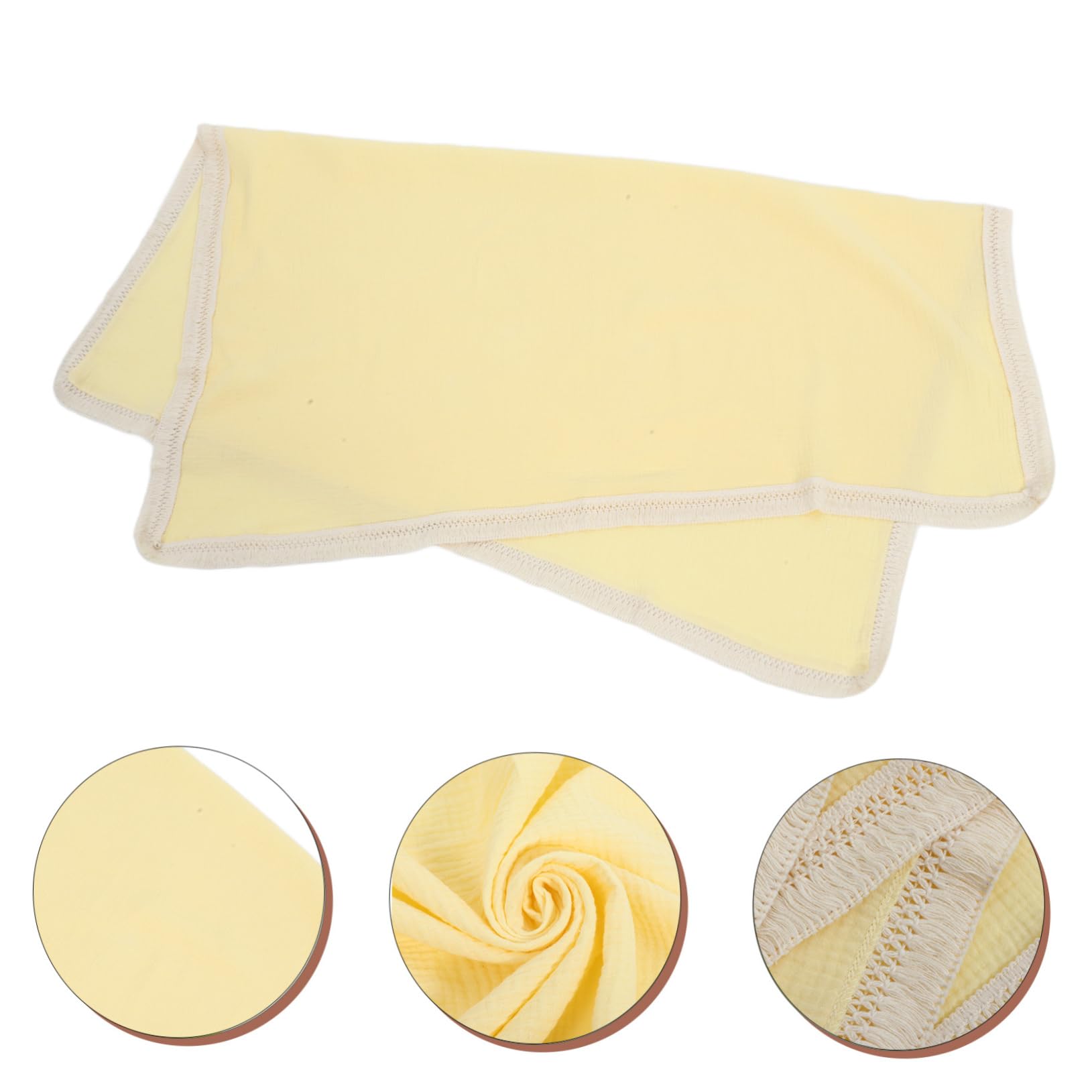 HANABASS 3 Piezas para Niña de Doble de Algodón Acogedora y Transpirable para Recién Nacidos y Pequeños Envolvente Reutilizable para Paseo y Cuna Color