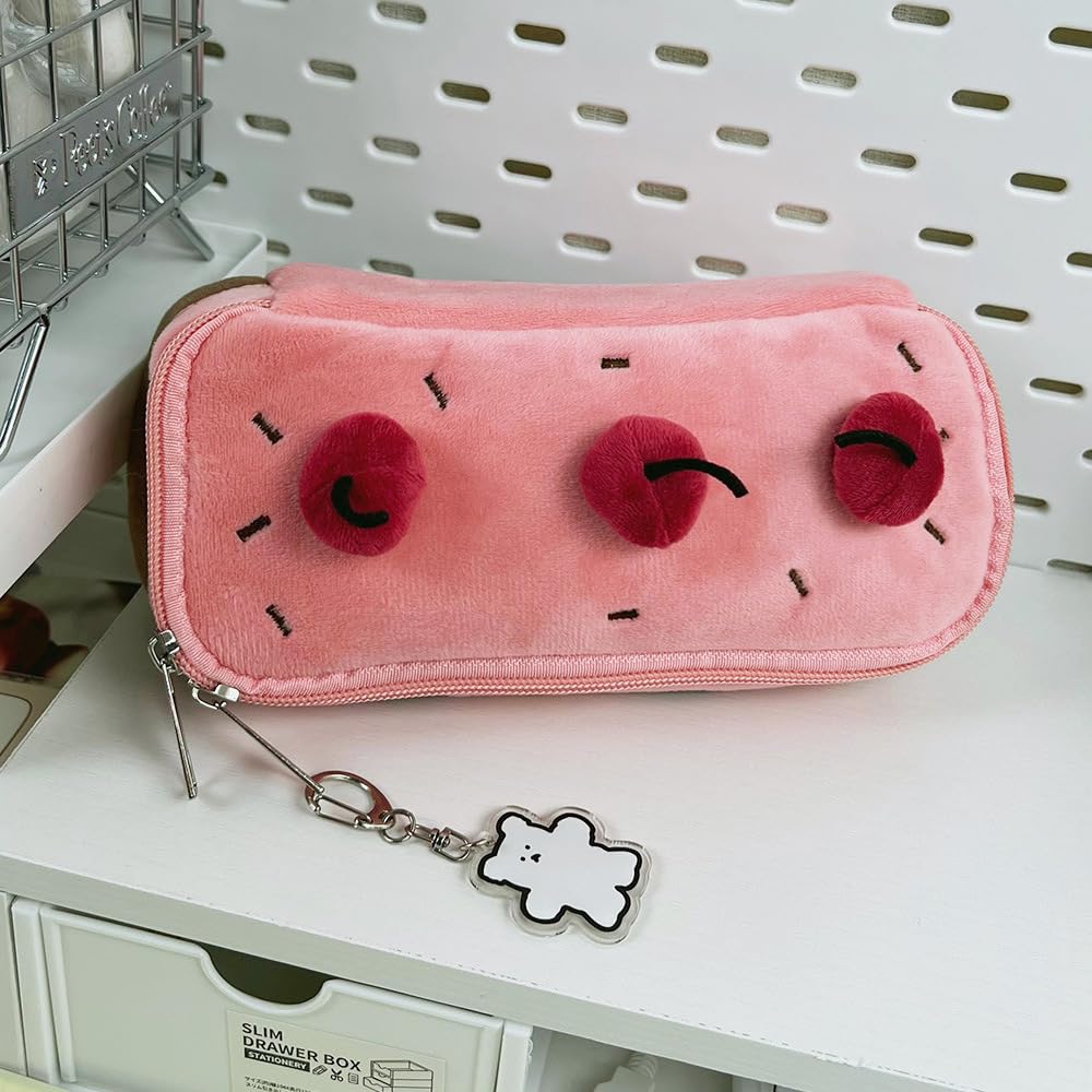Amazon.co.jp: キャラクターかわいい風チェリーケーキペンケース女の子