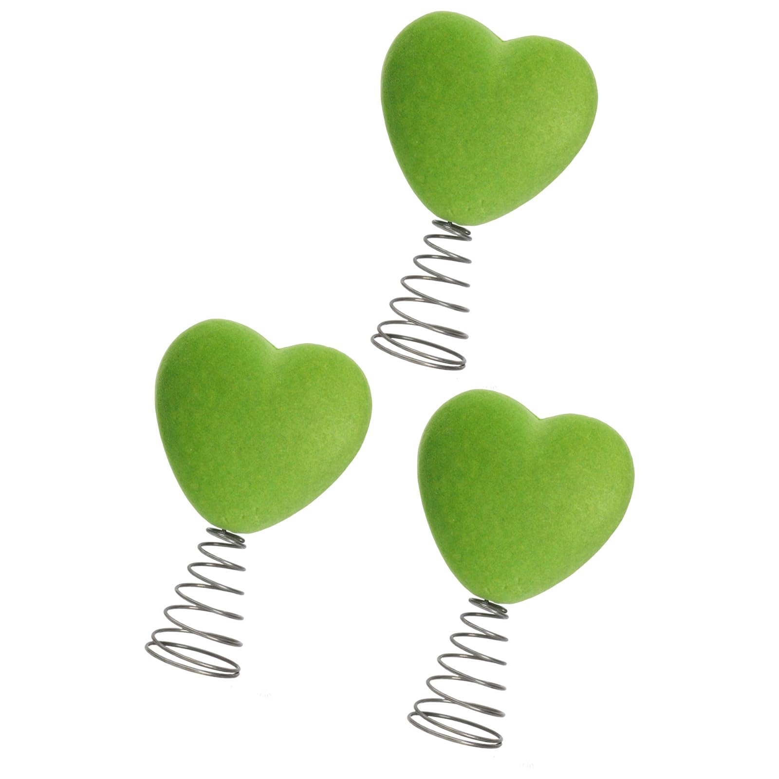 Msioytog A Patricks Day Flocking Small Green Heart Tree Toppers Ornament For Irish Festival Tree Top Decoration Holiday Ccessories Flocking Green Heart Toppers Patricks Day Top Ornament For Irish Festival