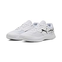 PUMA Varion II, Scarpe da Ginnastica per Ambienti Interni Unisex-Adulto, White Black, 40.5 EU