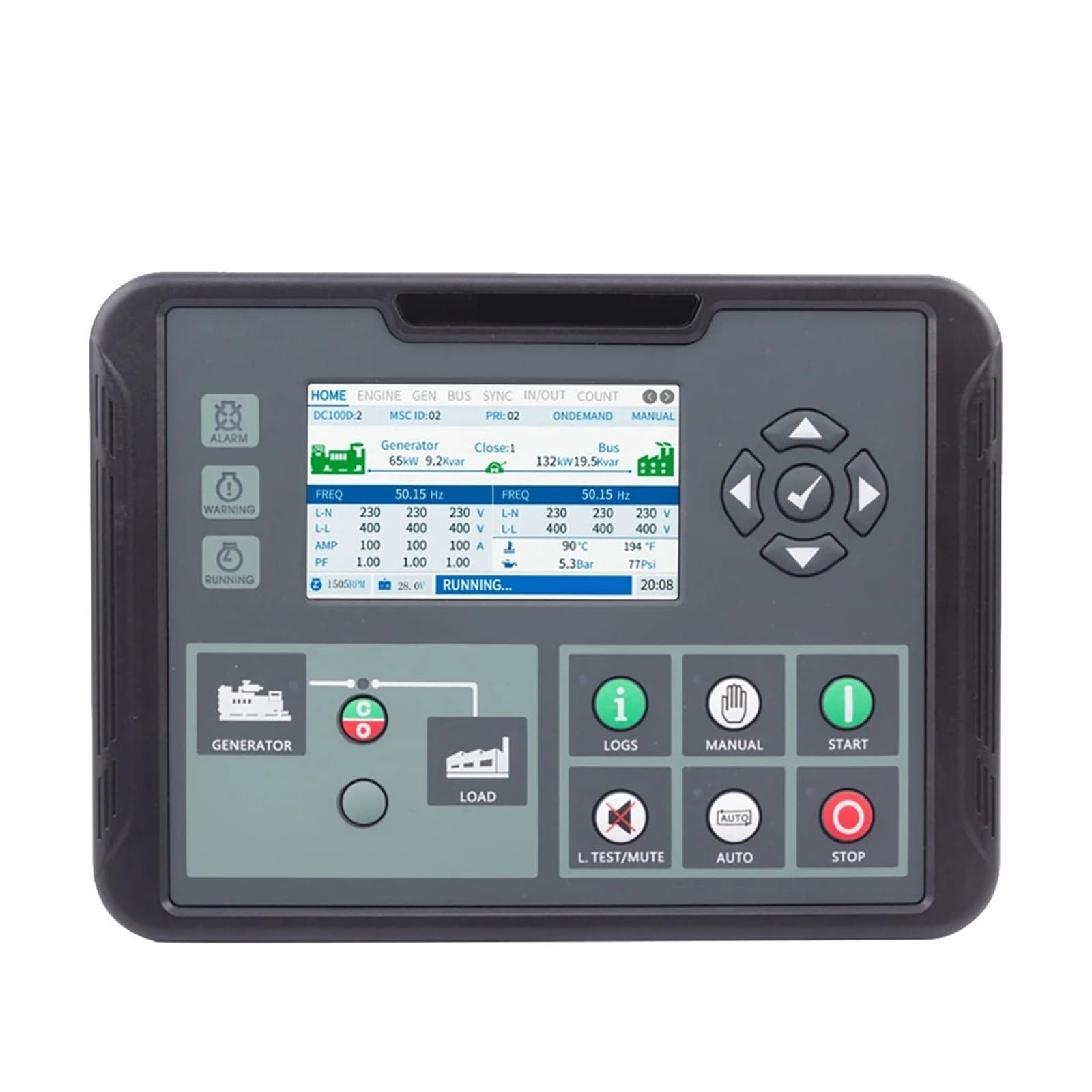 DC100D Aggregat Parallel Controller Generator Motor LCD Control Board KÖNNEN Interface Generador Teile