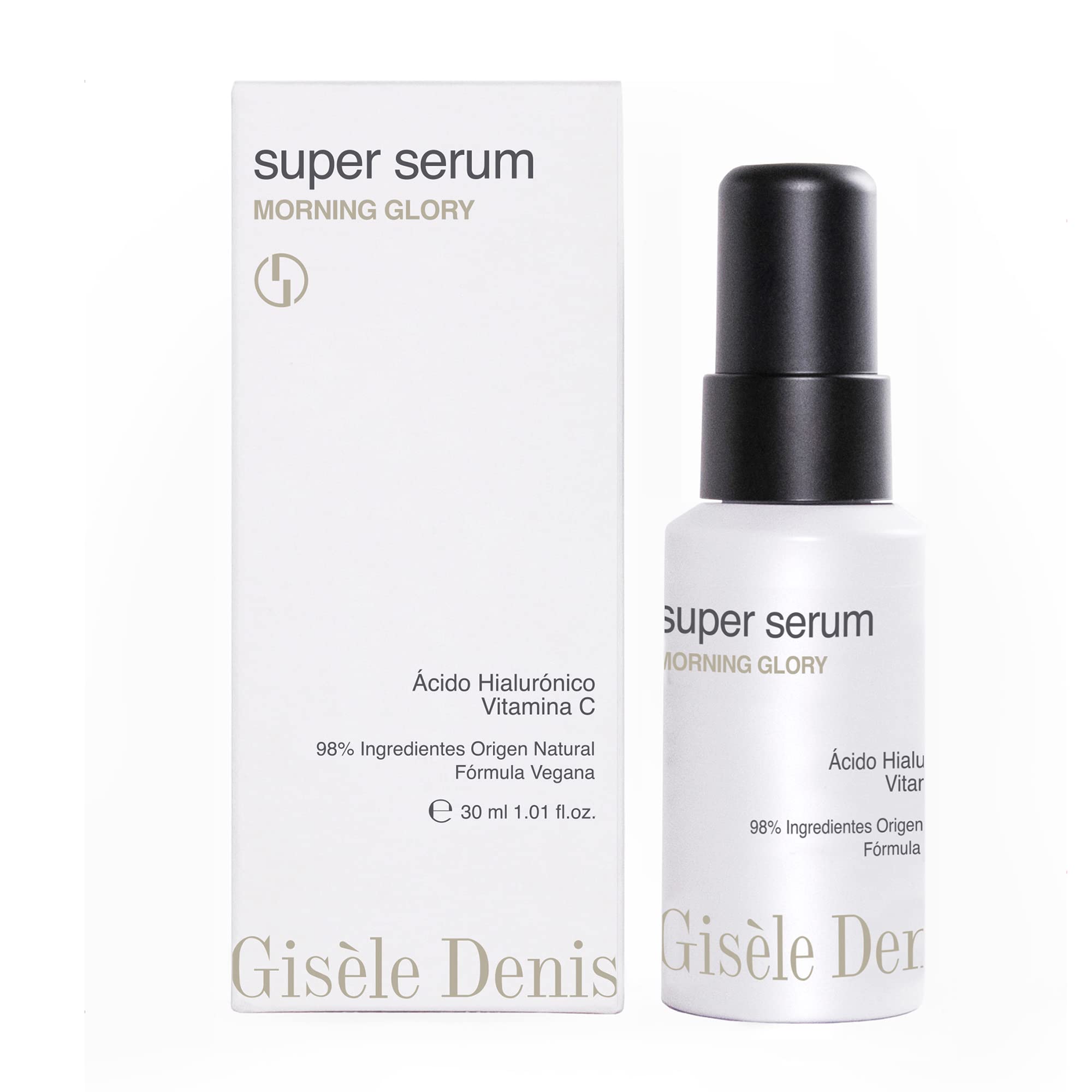 GISÈLE DENIS - Pack Super Serums Facial Dia y Noche, Morning Glory 30 ml + Midnight Reset 30 ml, Serum para la Cara con Ácido Hialurónico y Retinol, Rutina Cuidado Facial, Cuidado Piel.