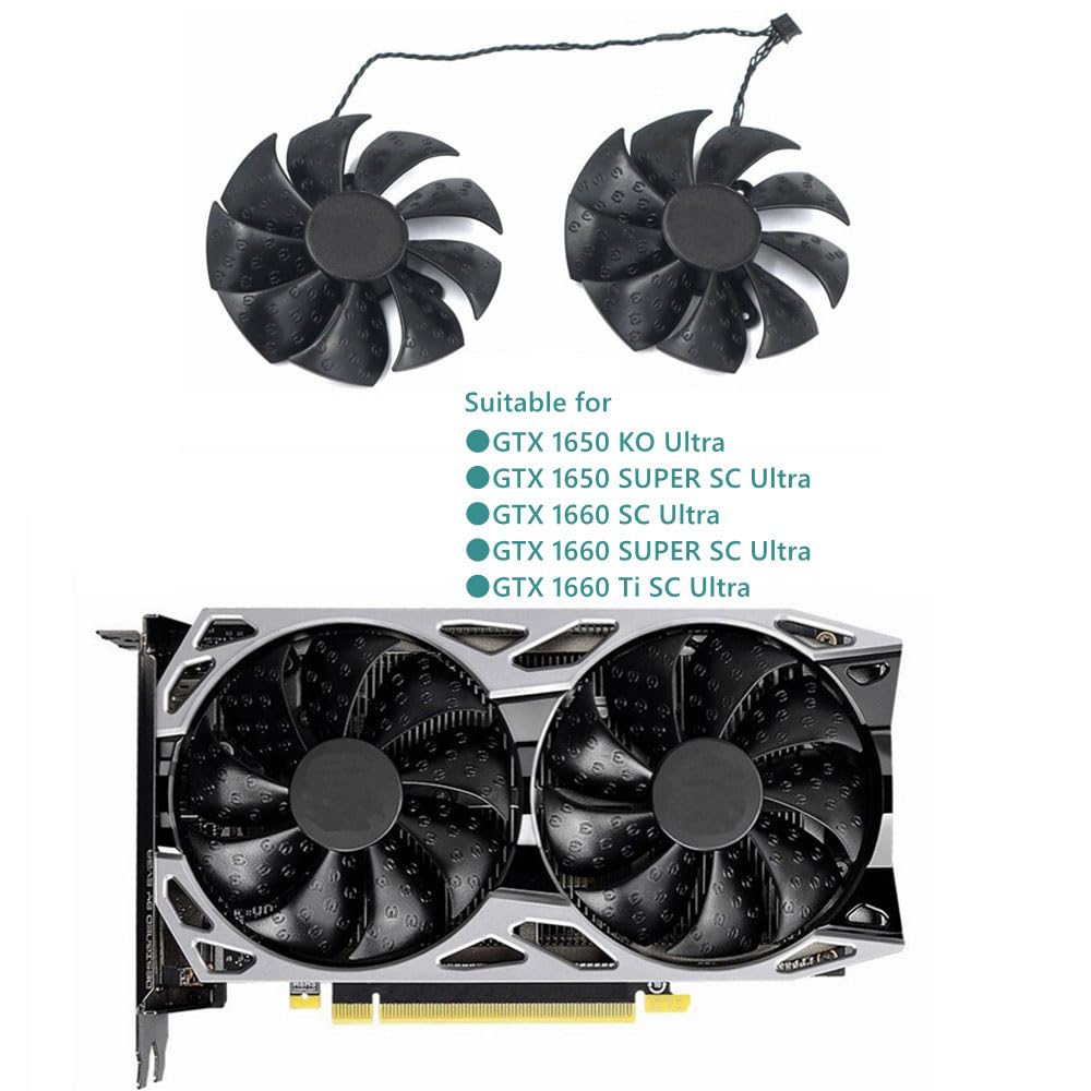 Amazon.com: Rakstore PLA09215S12H 87mm Graphics Card Cooling Fan