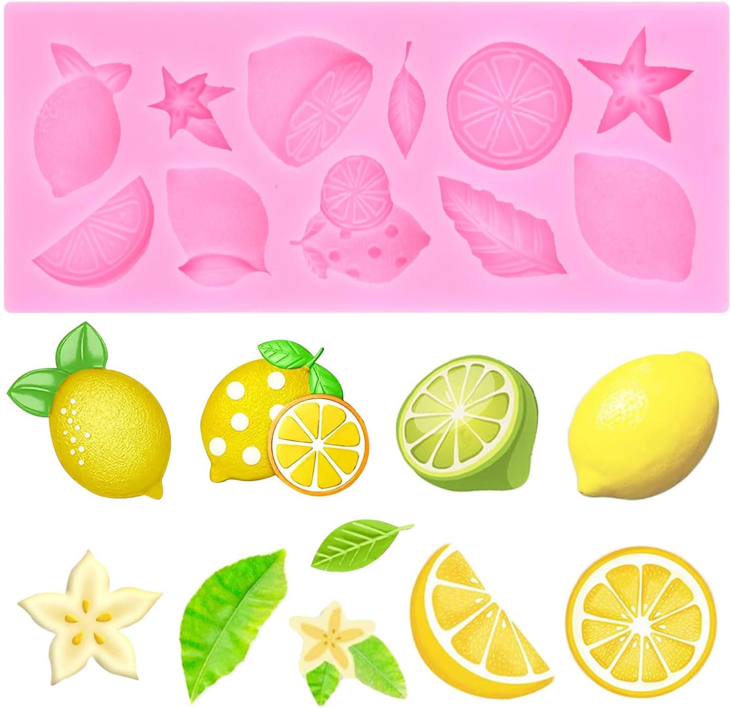 Zitrone Fondant Form Silikon - Backform Für Kuchen Dekoration