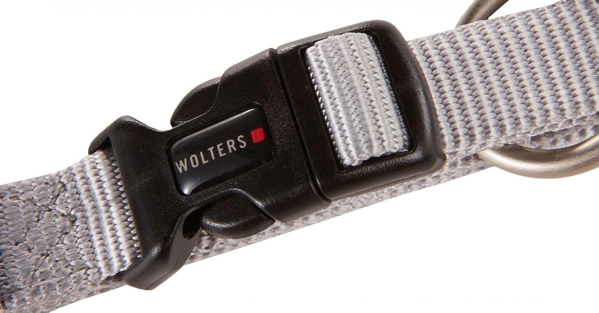 Wolters Halsband Professional Extra-breit – Größe L (44-55 Cm), Breite 25 Mm, Farbe Riverside Blue