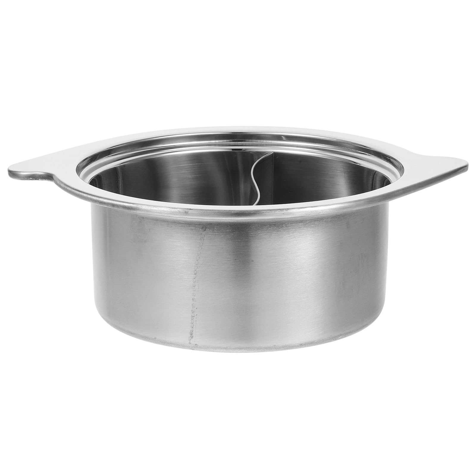 Marmite double compartiment 16 cm acier inoxydable hotpot cuisson