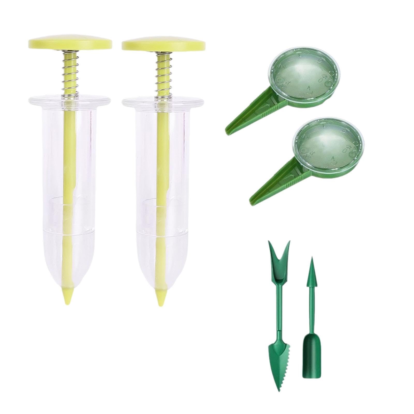 AnyCommand® Mini Sowing Seed Dispenser Gardening Tool Adjustable Garden YellowSeeders Spreaders Plant Care Soil Accessories Gardening Supplies Yard Outdoor Living-image-47