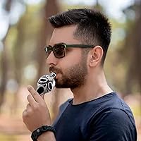 Vista 3 de Silbato de muerte azteca, calavera fuerte gritando, guerra azteca de Halloween, silbato fantasma muerto, auténtico sonido humano mexicano, regalo