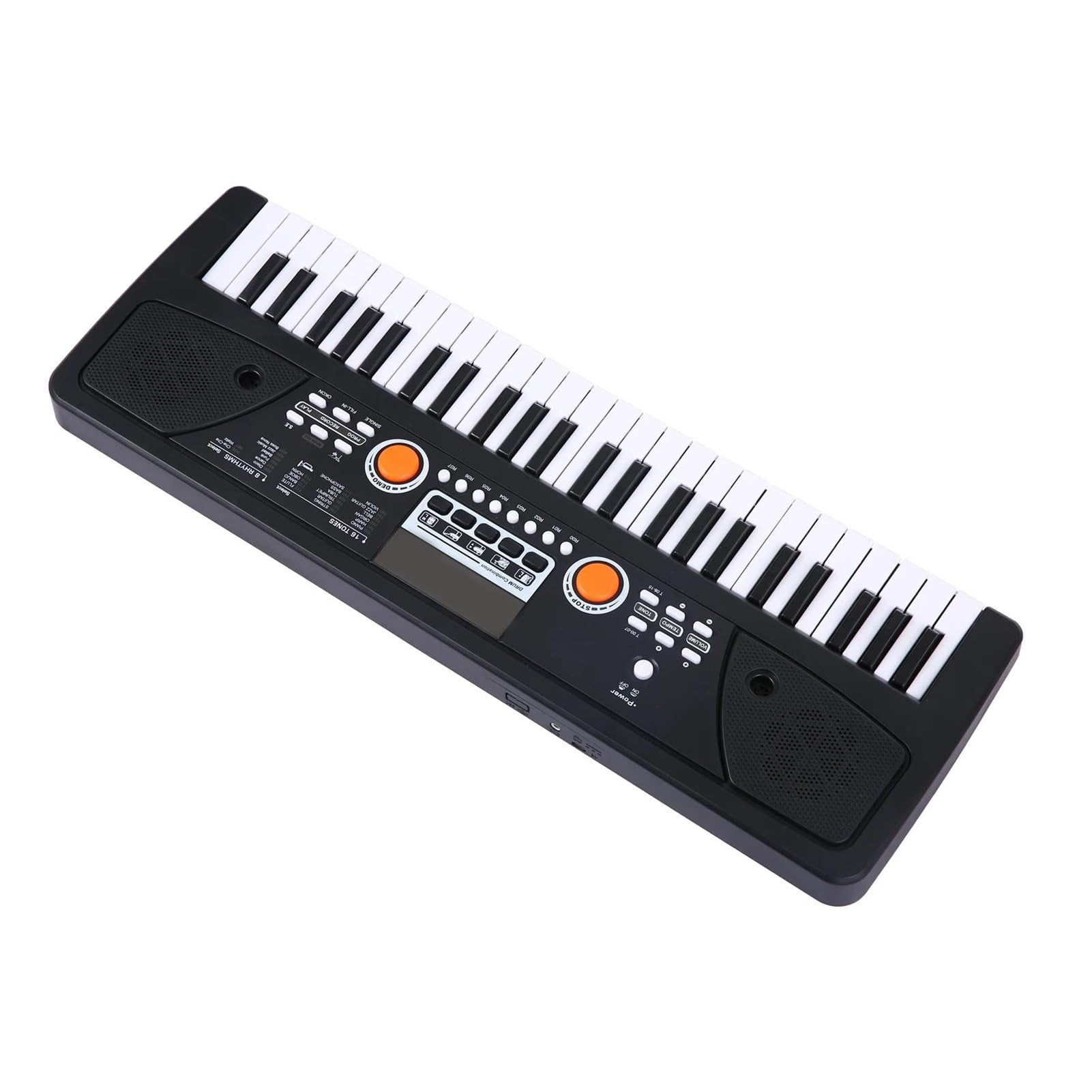klawiatura elektroniczna 49 Klawiszy USB Elektryczne Pianino I Mikrofon Muzyka Cyfrowa Klawiatura Elektroniczna 16 Tonów 8 Rytmów 6 Utworów Demonstracyjnych Muzyka