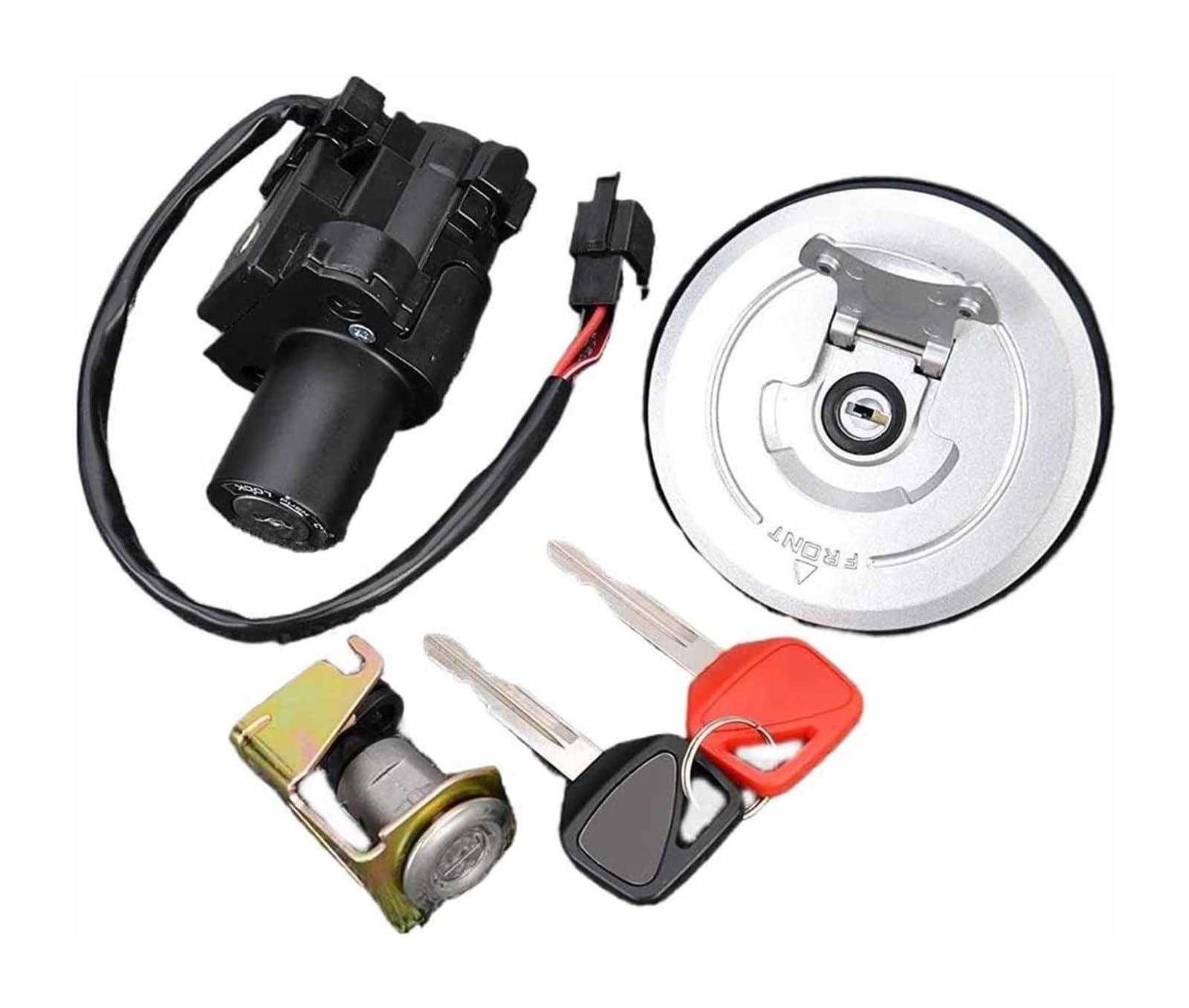 Cerradura De Encendido para CB300F ABS 2015-2019 35010-K33-700 Interruptor De Arranque Tapa Combustible Gas Juego Cerradura con Llaves