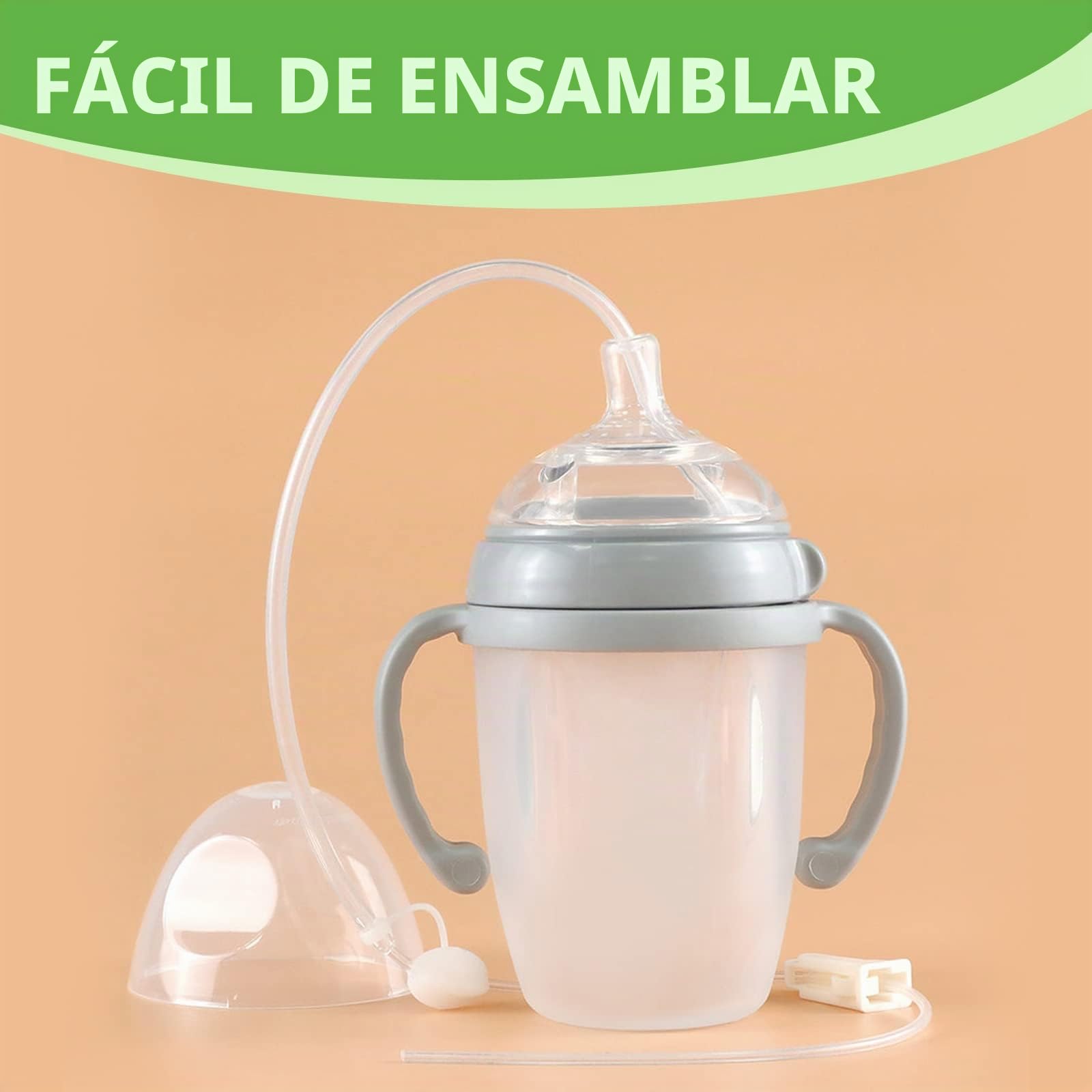 Relactador Lactancia de Silicona para Bebés – Alimentador Materno con Control de Flujo – Sistema de Relactación para Alimentación Complementaria – Estimula la Succión y Producción de Leche – Haakaa