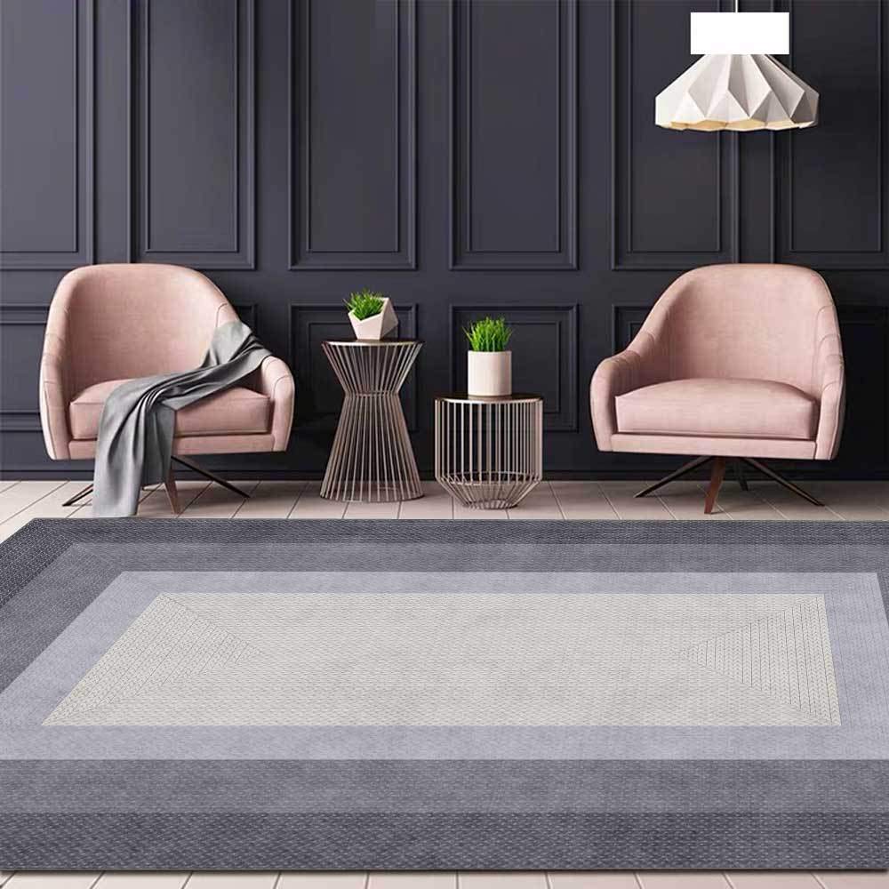 Tapis de décoration élégant et durable gris dégradé 180 x 250 cm