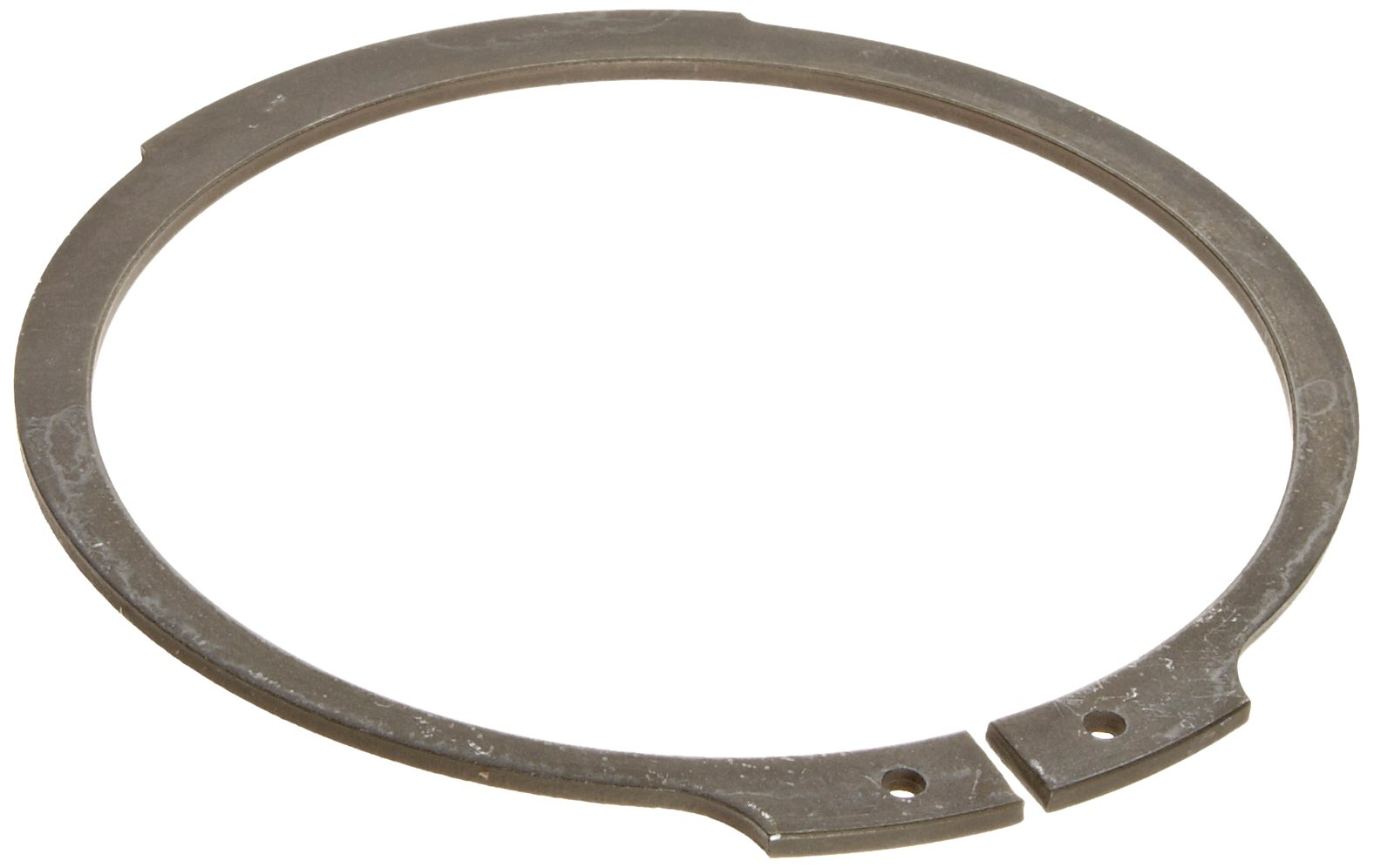 Reinforced External Retaining Ring, Tapered Section, Axial Assembly, 1060-1090 Carbon Steel, Phosphate Finish, 7/8