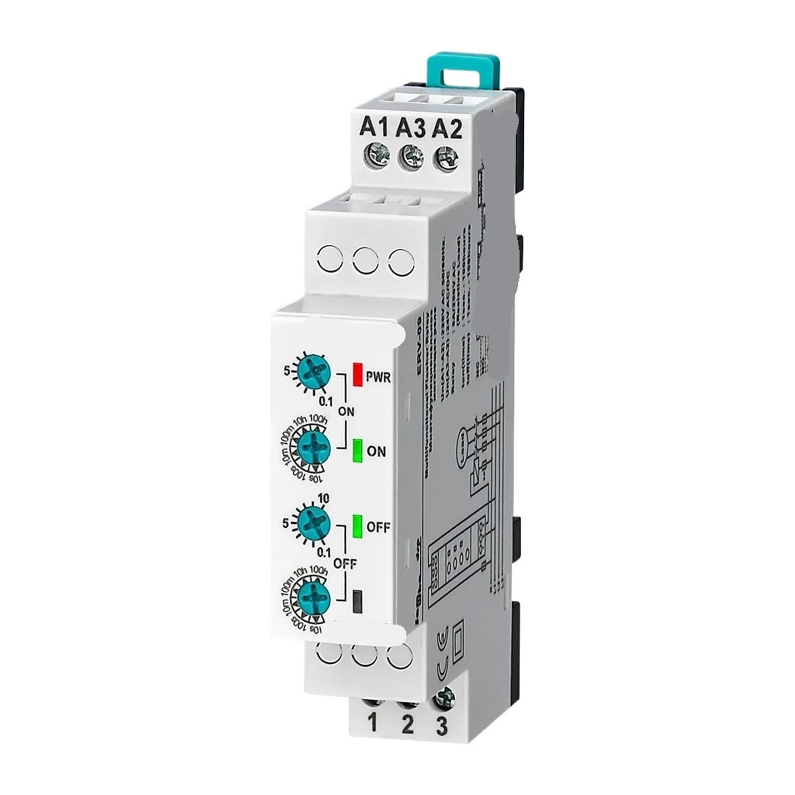 Relé intermitente ajustable ERV-09 doble multifunción de 24V y 220V para evitar fallos 3