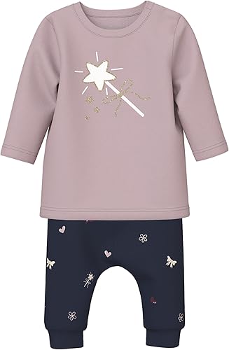 NAME IT Nbfvubie LS Top Box Set, Burnished Lilac, 9 Mes
