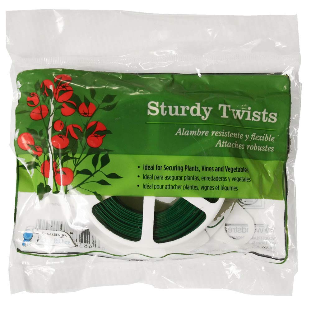 Gardener's Blue Ribbon Plastic Sturdy Twist with Cutter, 100-Feet