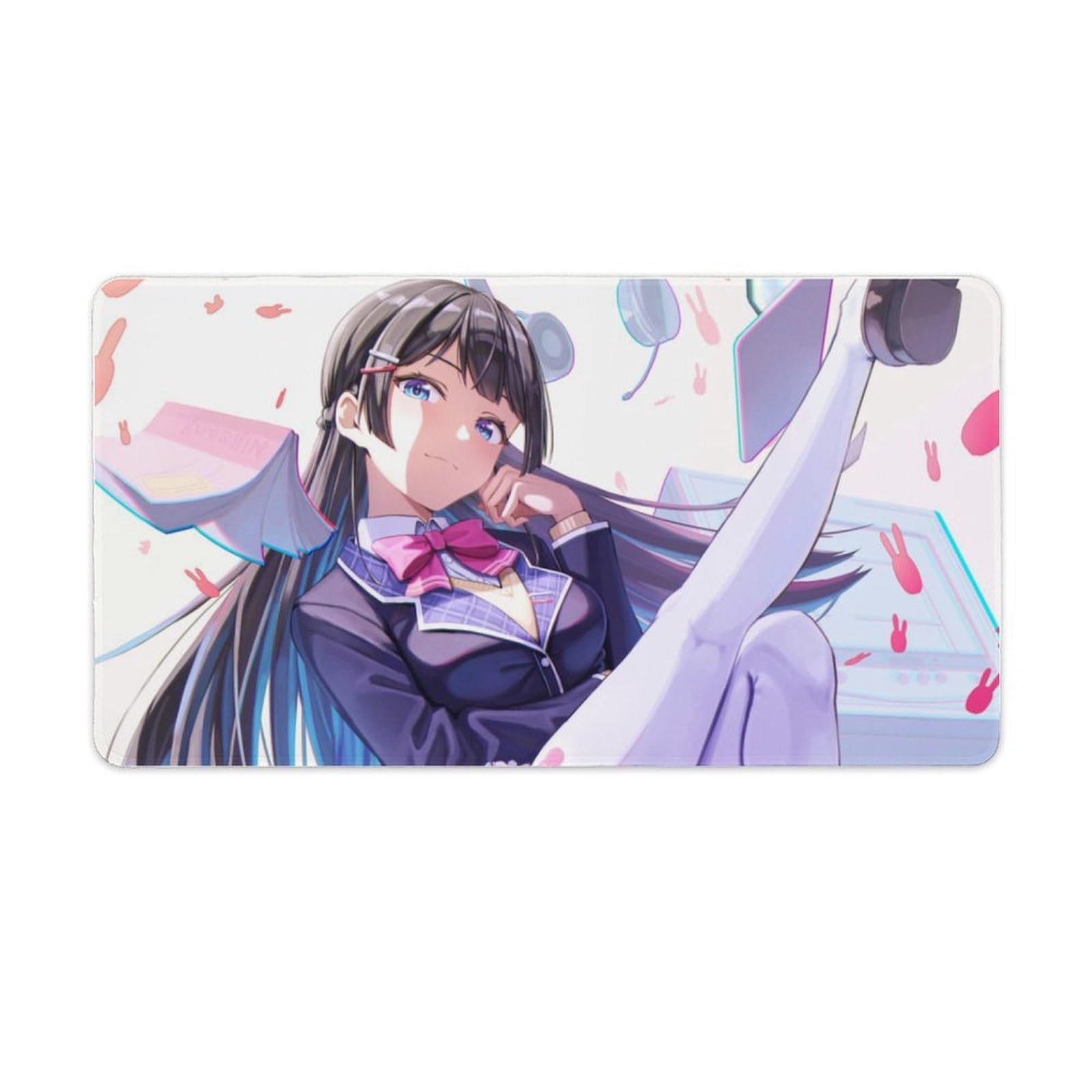Amazon.co.jp：マウスパッド 大型 VTuber 月ノ美兎 可愛い デスク