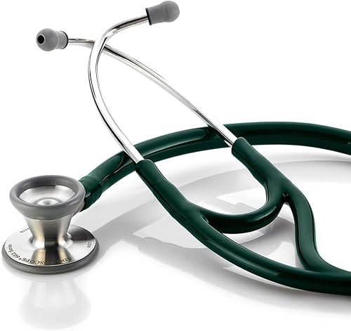 ADC - 602DG Adscope 602 Estetoscopio de Cardiología Tradicional, Verde Oscuro