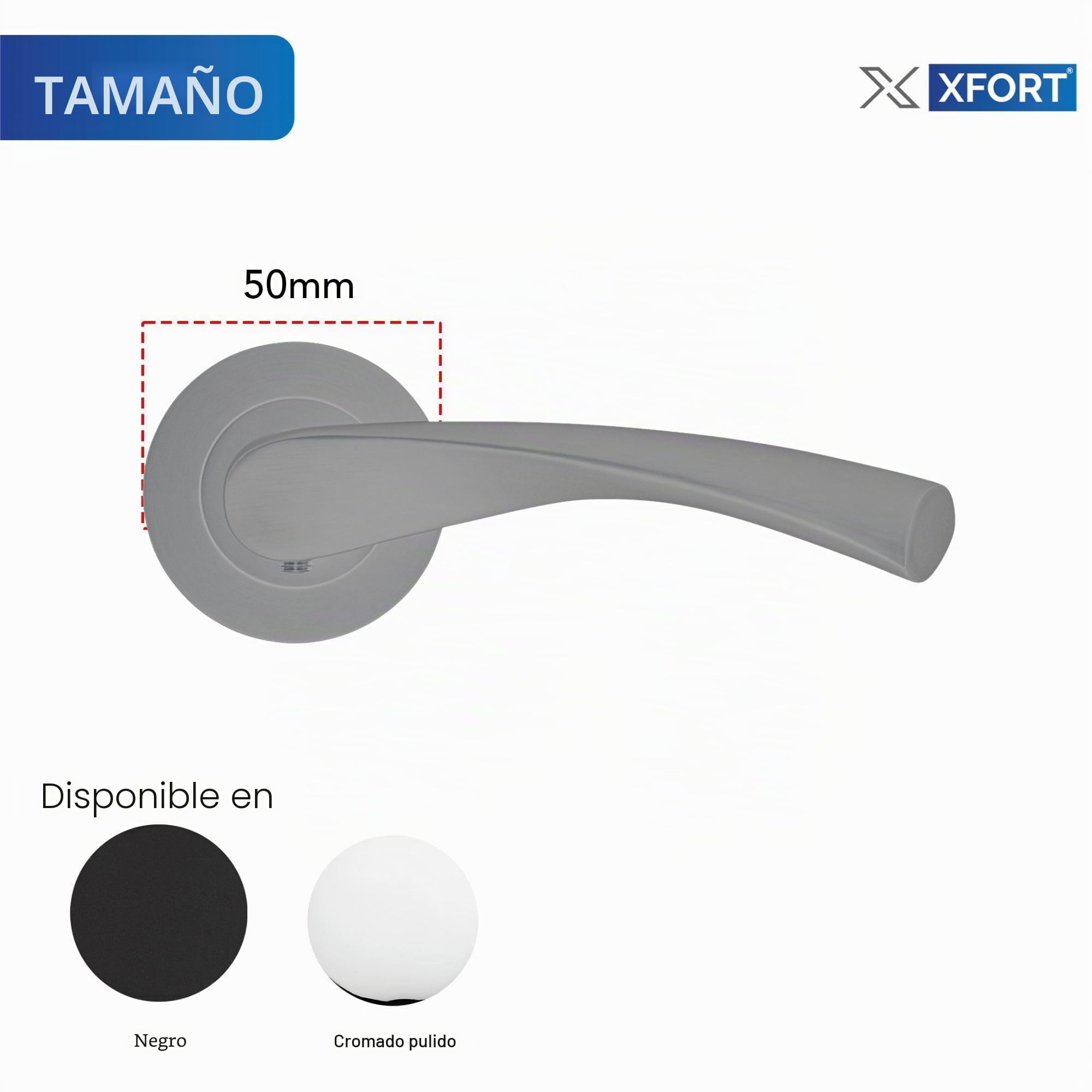 XFORT Rennes - Juego de 4 manillas de puerta de color negro mate, palanca trenzada en pestillo, juego de manijas de puerta interiores para el hogar y la oficina,moderno mango de puerta interior negro