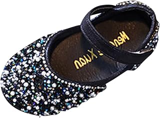 Fashion Spring And Kids Dance Shoes Dress Show Princess Shoes Round Toe Pearl Rhinestone Sequins Winter Boots Waterproof Kids