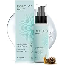 96% Snail Mucin Serum with Niacinamide, Snail Serum for Face, Hydrating Serum Snail Mucin Essence Face Serums for Anti Aging Serum (3.34 Fluid Ounces)